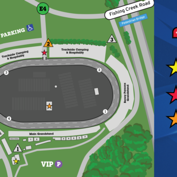 2025 NWS Ultimate Fan Pass Map