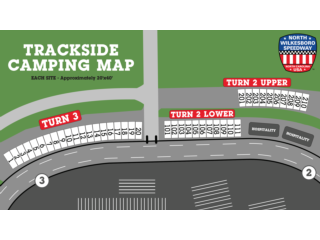 Trackside Camping Map