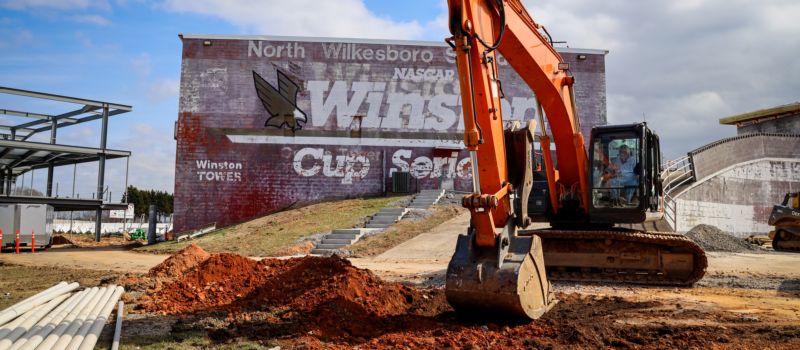 North Wilkesboro Speedway Renovations Continue