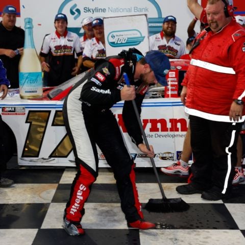 Kaden Honeycutt grabbed the broom and swept up the accolades on Friday night at NWS. (NWS/HHP photo)
