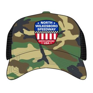 NWS CAMO SHIELD HAT Blk