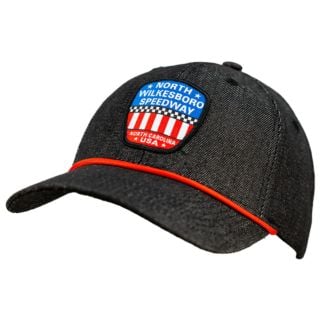 NWS Black Denim Logo Hat